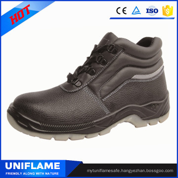 Breathable Steel Toe PU Sole Safety Work Shoes S1p Ufa076